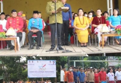 Bupati Frederik Victor Palimbong Pimpin Upacara Peringatan Hari Keluarga Nasional Ke 32