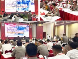 Evaluasi Kinerja Seluruh Personel Sesuai Tupoksi, Kapolres Toraja Utara Hadiri Gelar Operasional TW II 2025 di Polda Sulsel