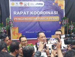 Polda Sulsel Rakor Satgas Pengendalian Harga Beras, Jika Ditemukan Harga Melebihi HET Dilakukan Penegakan Hukum
