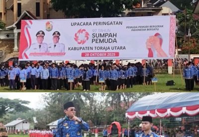 Peringati Hari Sumpah Pemuda 28 Oktober 2025, Bupati Toraja Utara Menekankan Mengharusutamakan Pemuda dalam Pembangunan