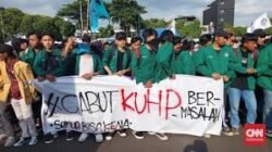 Mahasiswa Indonesia Gelar Aksi Nasional Menolak RUU KUHAP